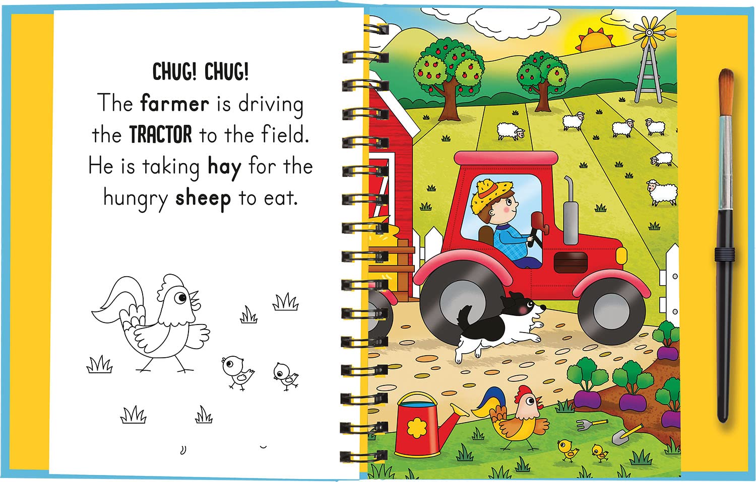 moo and baa - farm (magic water colouring) - Ảnh 4