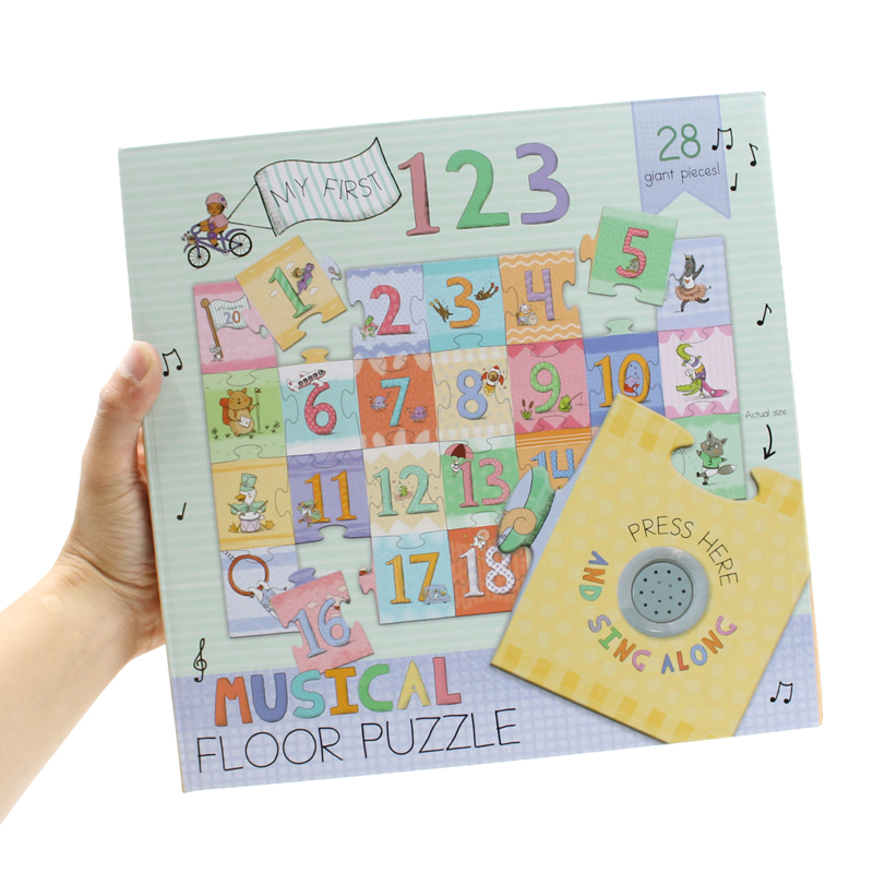 musical floor puzzle - my first 123 (28 giant pieces) - Ảnh 6