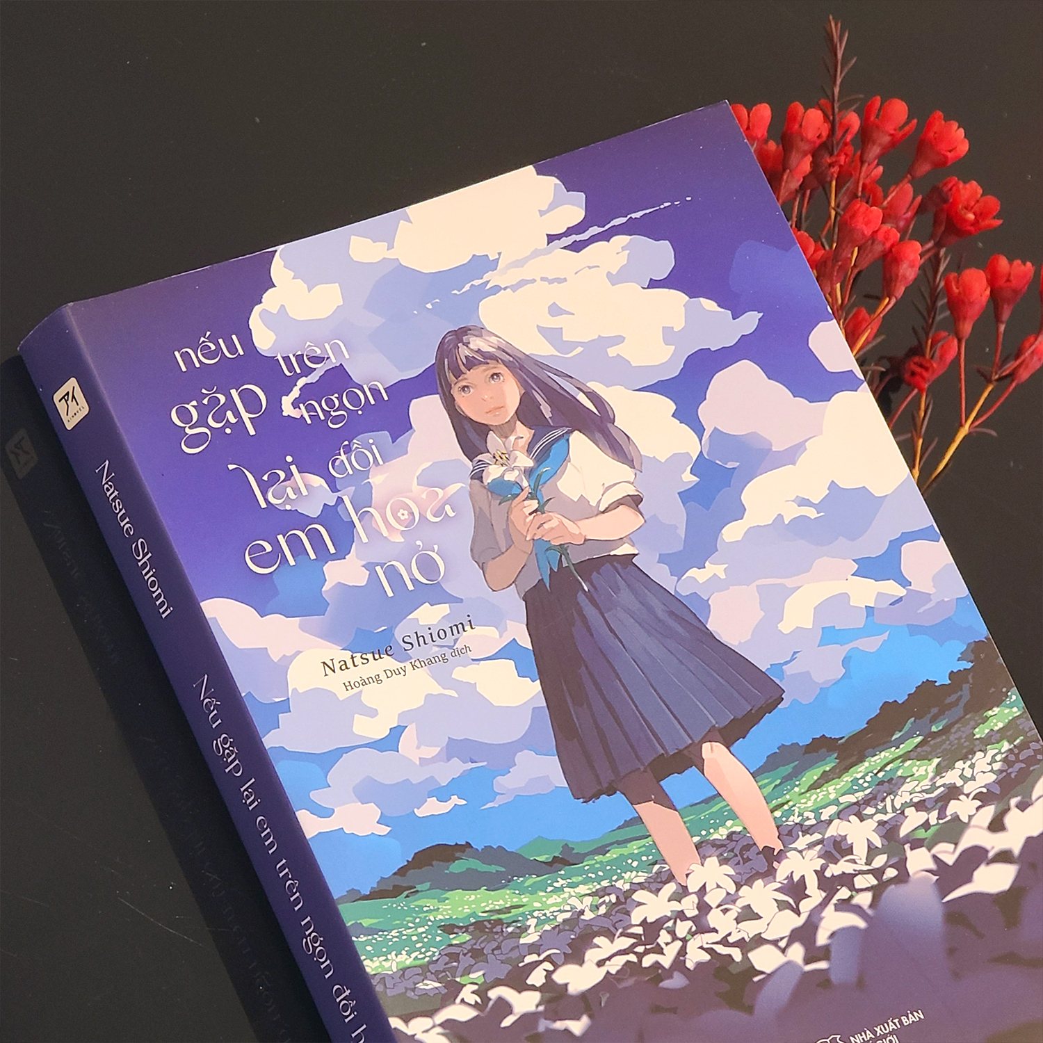 nếu gặp lại em trên ngọn đồi hoa nở - tặng kèm bookmark - Ảnh 4