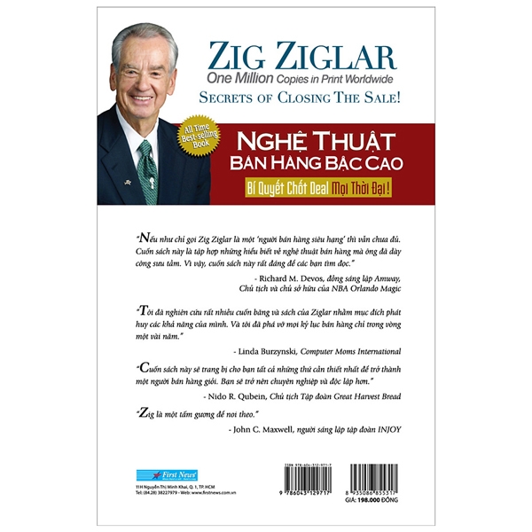 nghệ thuật bán hàng bậc cao - bí quyết chốt deal mọi thời đại (khổ lớn) (tái bản 2021) - Ảnh 2