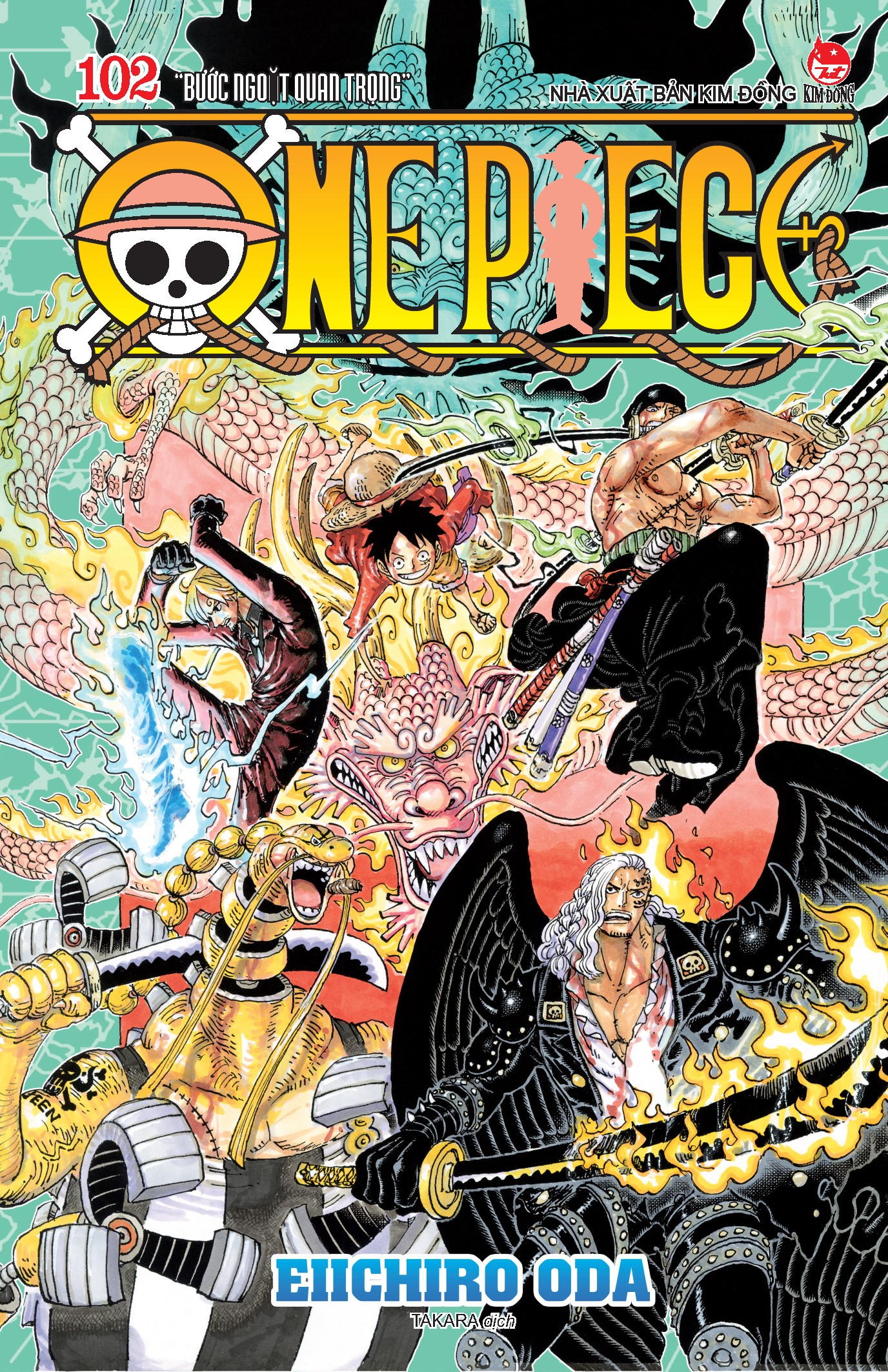 one piece - tập 102 - bước ngoặt quan trọng - bản bìa gập - Ảnh 2