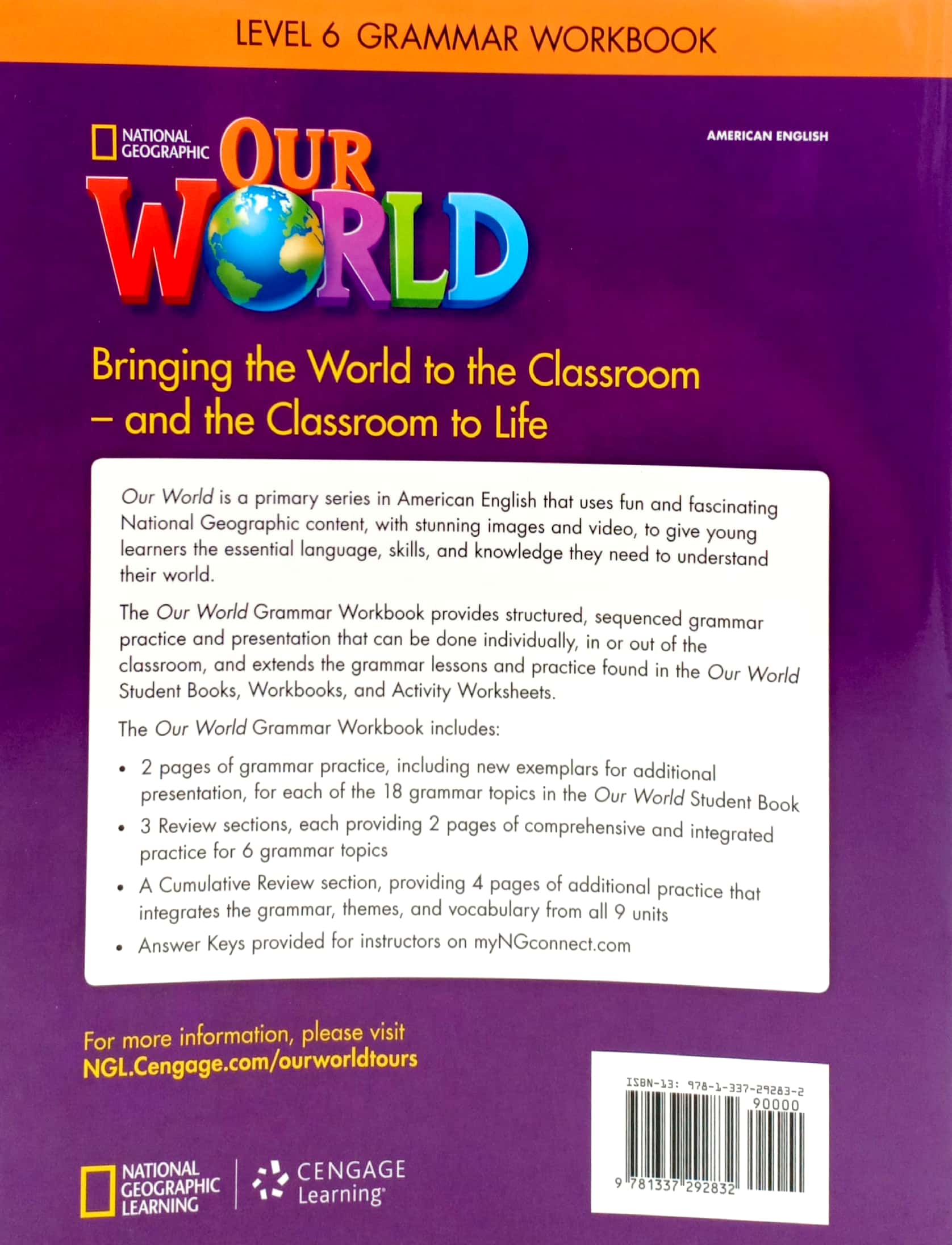 our world 6: grammar workbook - Ảnh 10