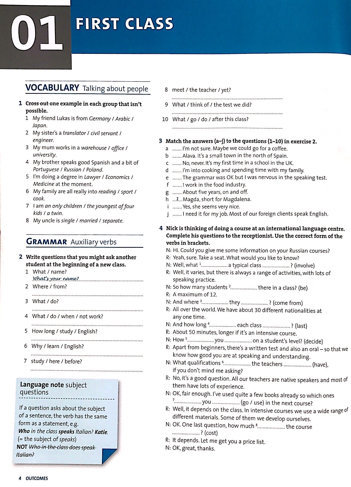 outcomes intermediate: workbook - Ảnh 5