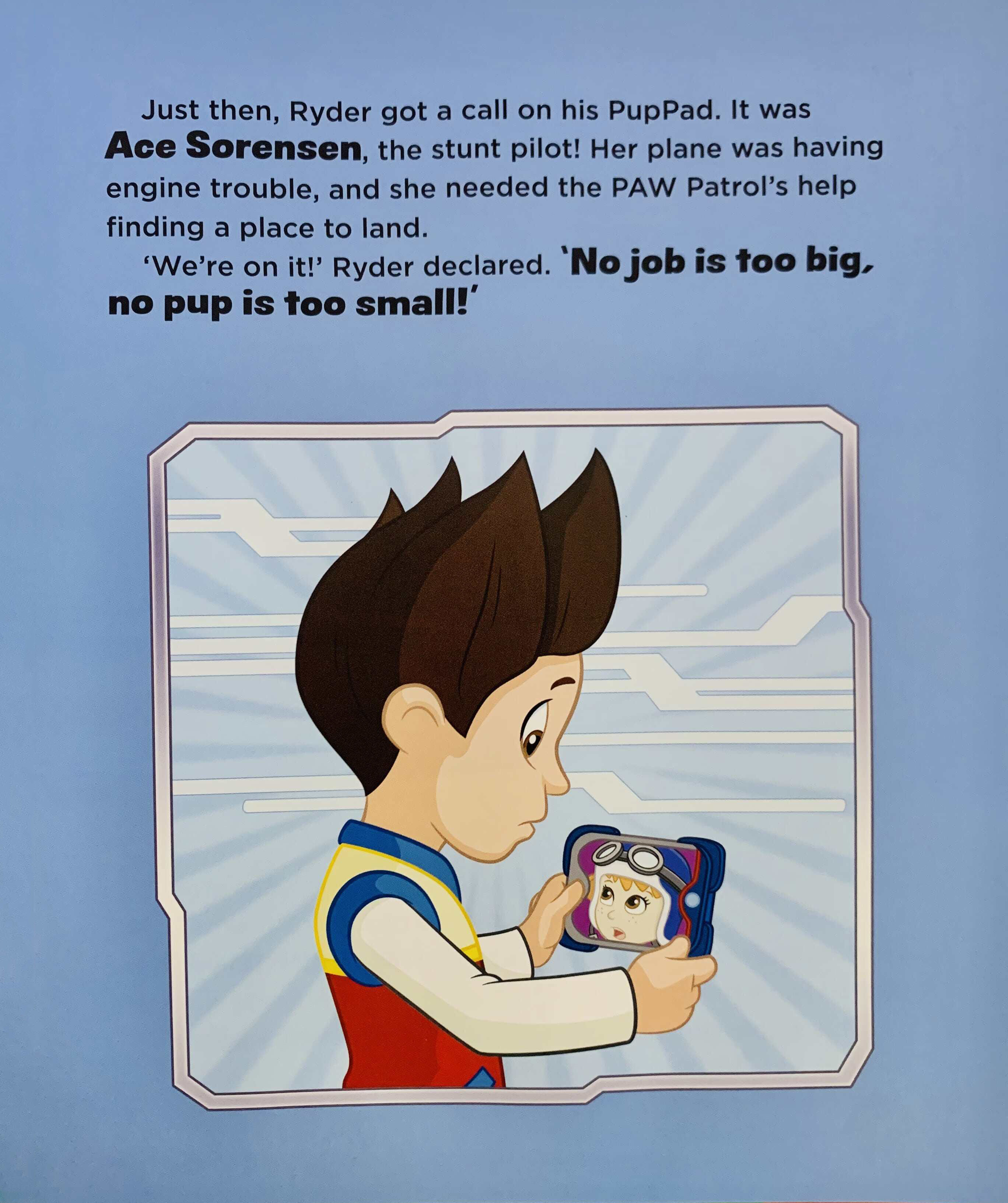paw patrol high flying skye - storybook with bag tag - Ảnh 4