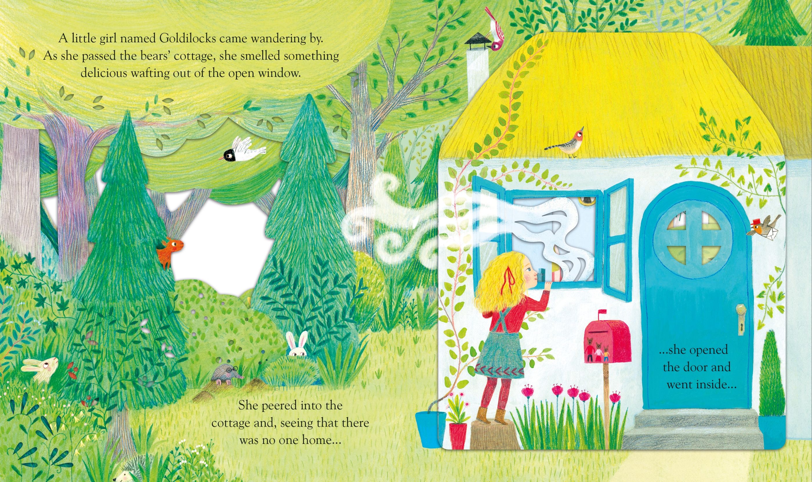 peep inside a fairy tale goldilocks and the three bears - Ảnh 4