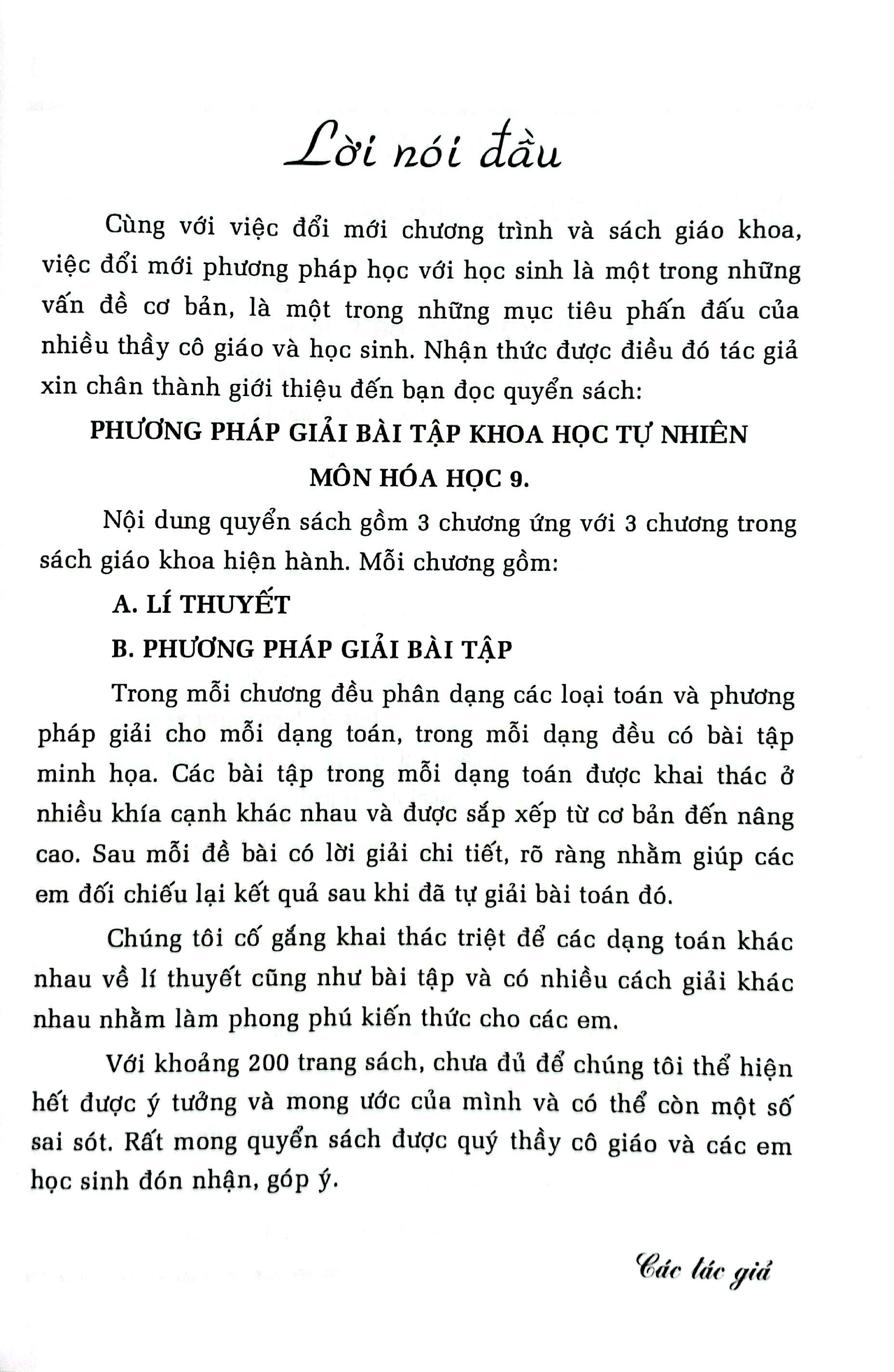 Phương Pháp Giải Bài Tập Khoa Học Tự Nhiên 9 - Môn Hoá Học - Ảnh 4