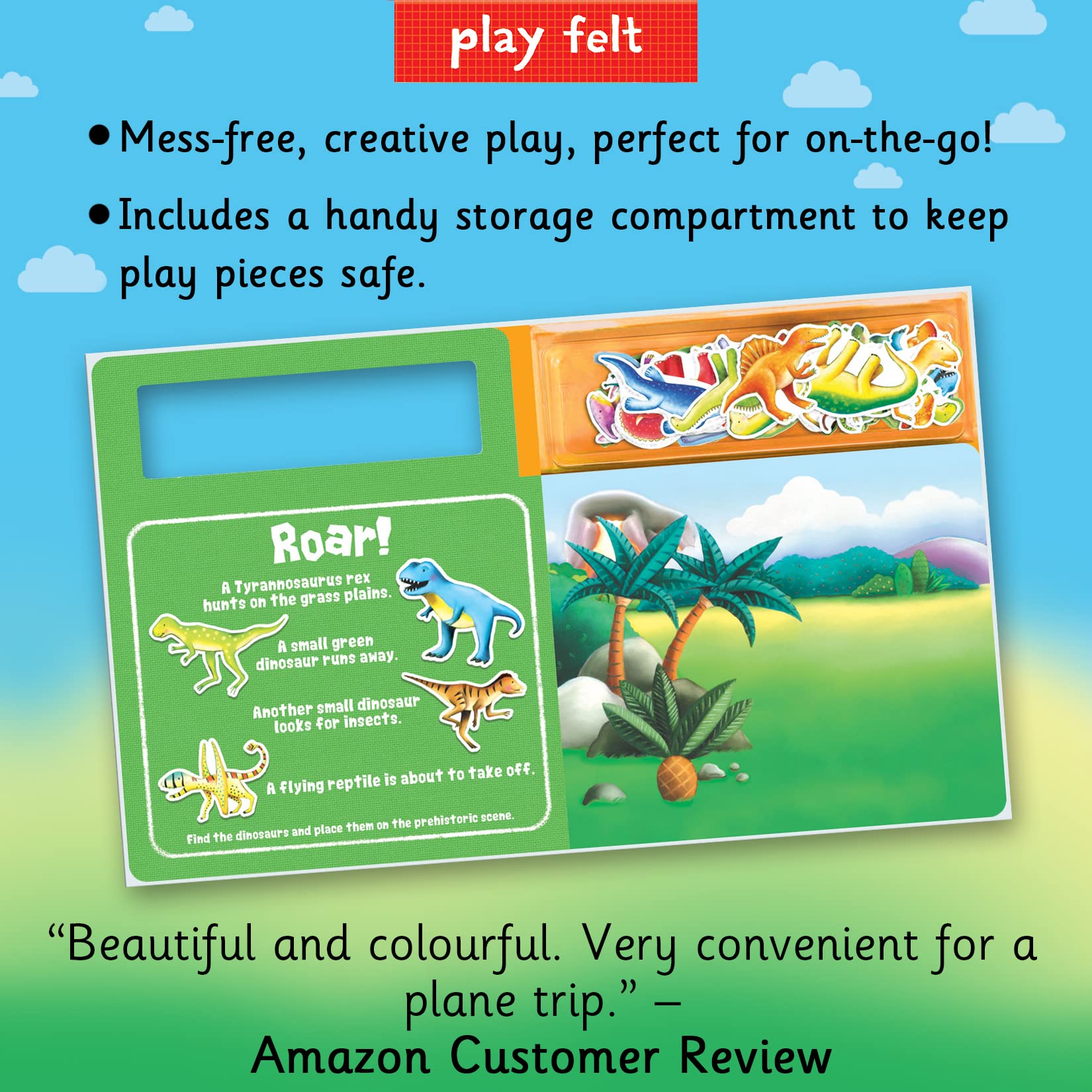 play felt - here come the dinosaurs! - Ảnh 5