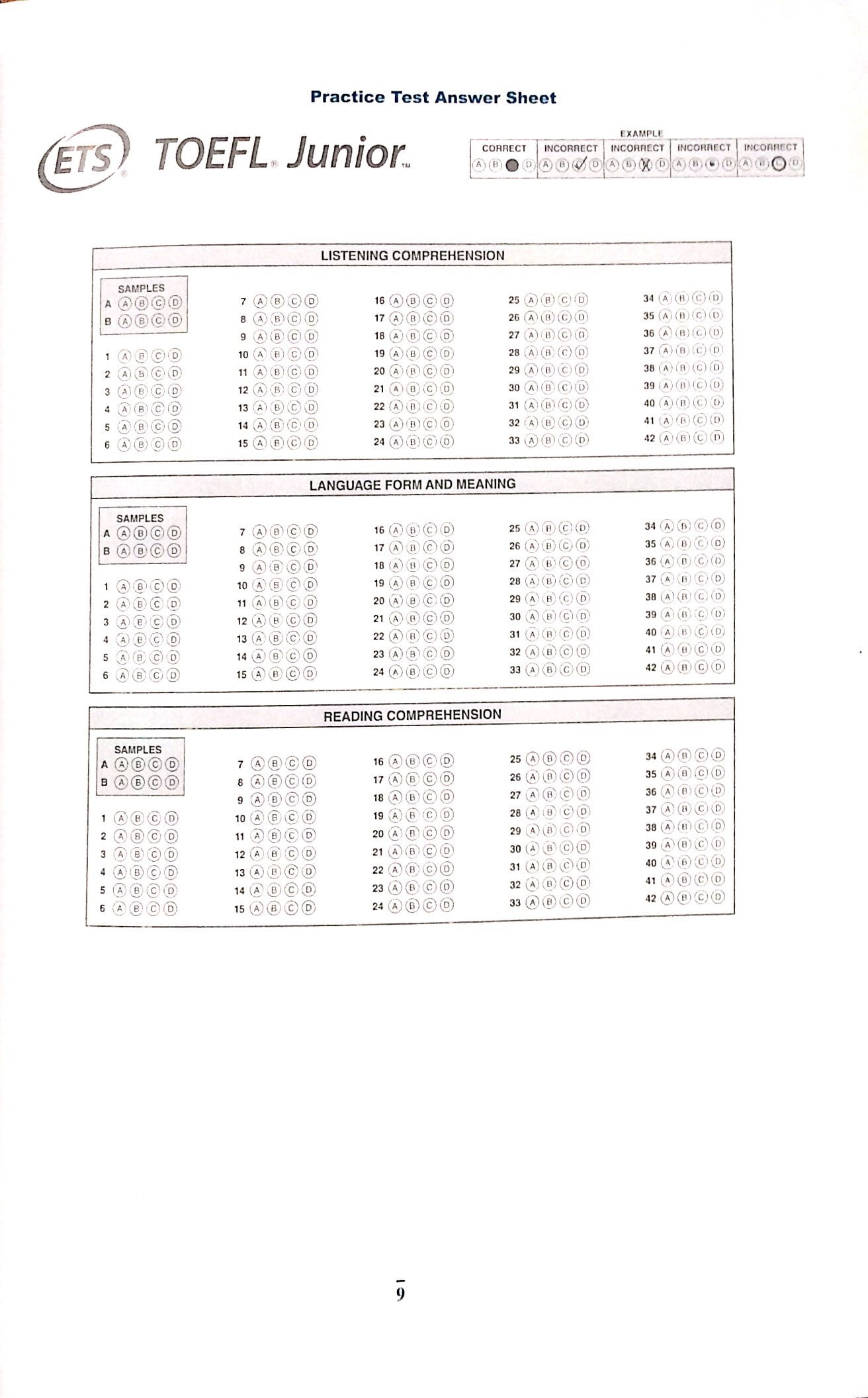 practice test for the toefl junior standard test - Ảnh 5