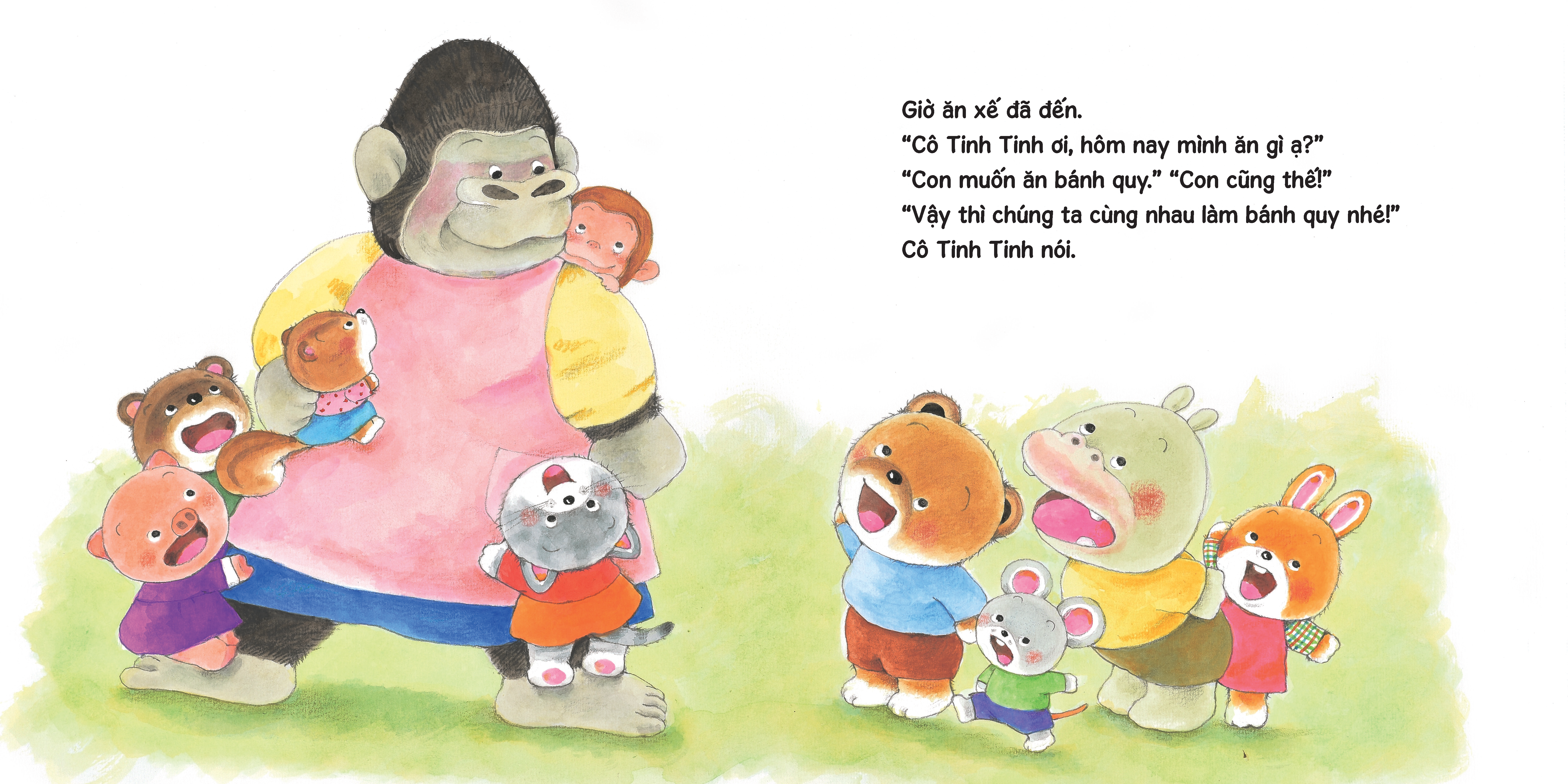 sách tranh ehon kuma - những chuyện nhỏ hằng ngày - trường mẫu giáo vui nhộn - Ảnh 4