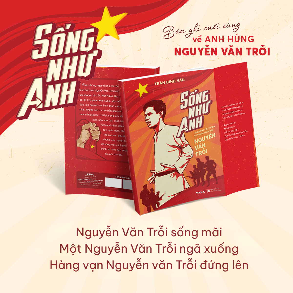 Song Nhu Anh - Anh Hung Luc Luong Vu Trang Nhan Dan Nguyen Van Troi - Ban Dac Biet - Tang Kem Dai Sach +  Bookmark + Bo Tem + Sach Audio +  Album Anh + Thu Tay + Khan Mui Xoa - Ảnh 8