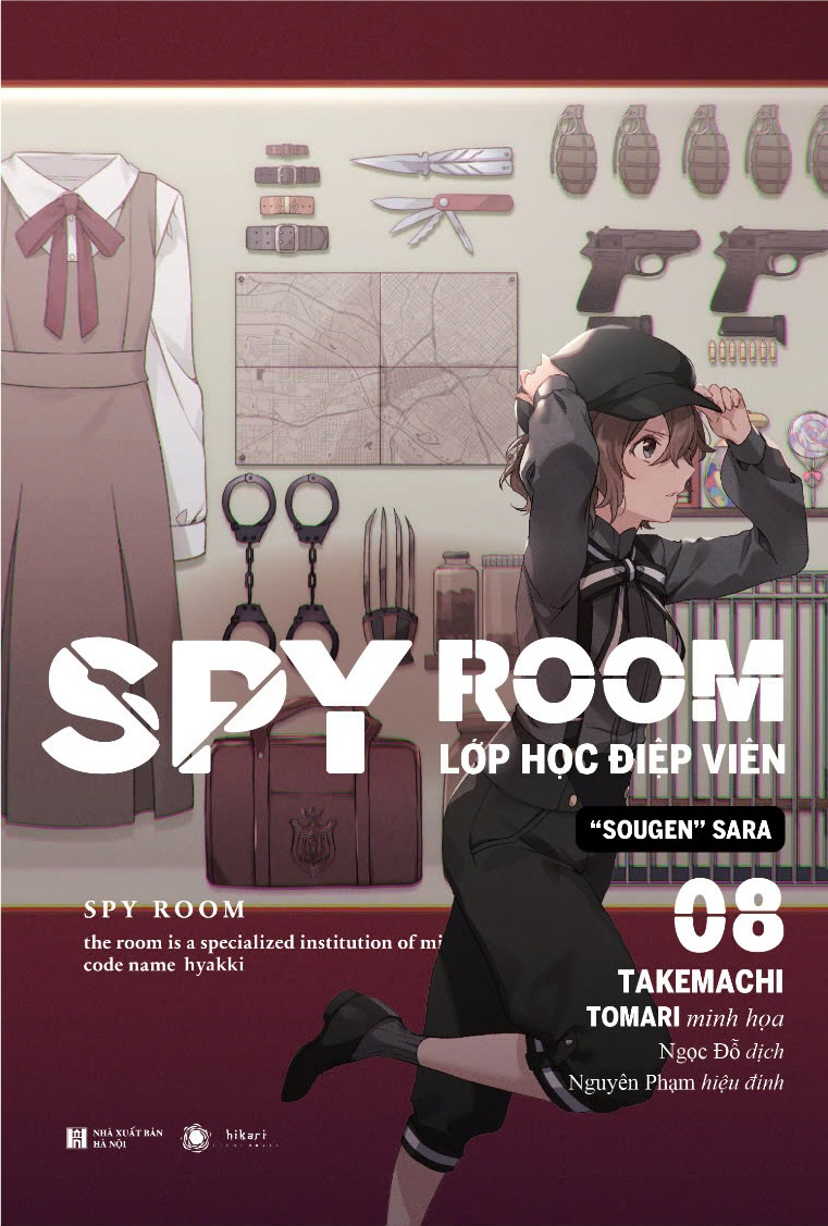 spy room - lớp học điệp viên - tập 8 - sougen sara - bản đặc biệt - tặng kèm bookmark + thẻ nhân vật + huy hiệu + hộp boxset - Ảnh 2
