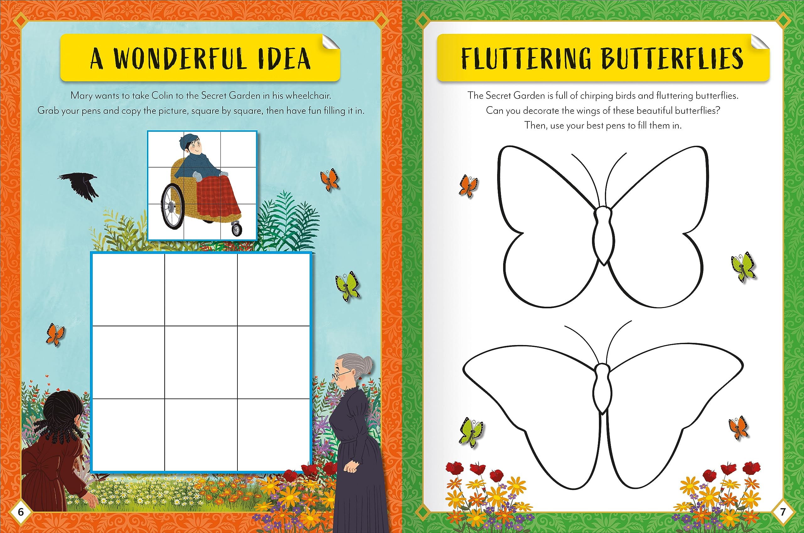sticker activity books - the secret garden - Ảnh 5