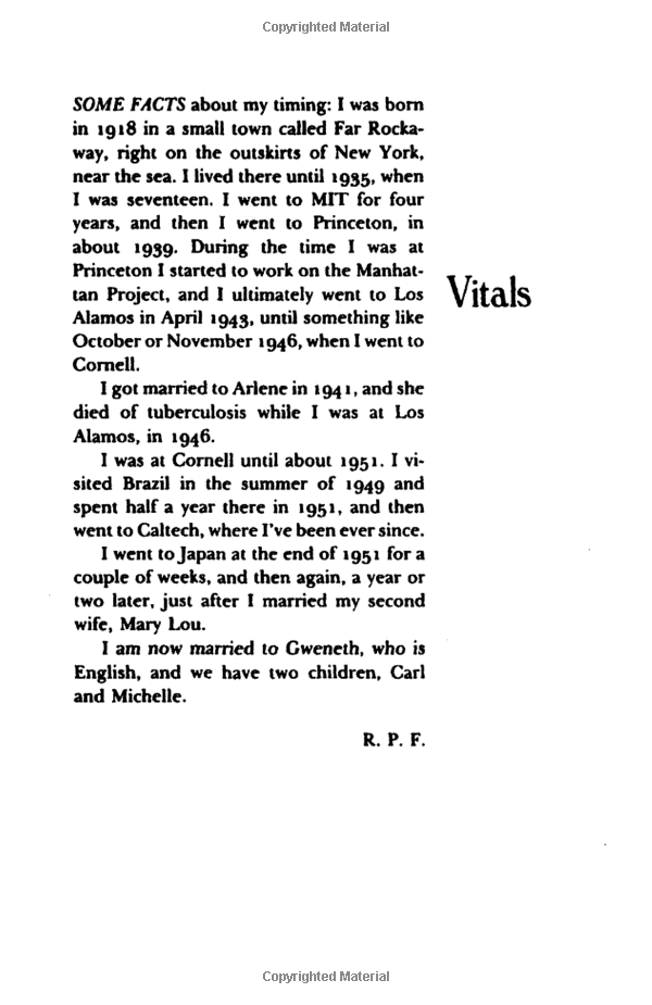"Surely You're Joking, Mr. Feynman!": Adventures of a Curious Character as Told to Ralph Leighton - Ảnh 5