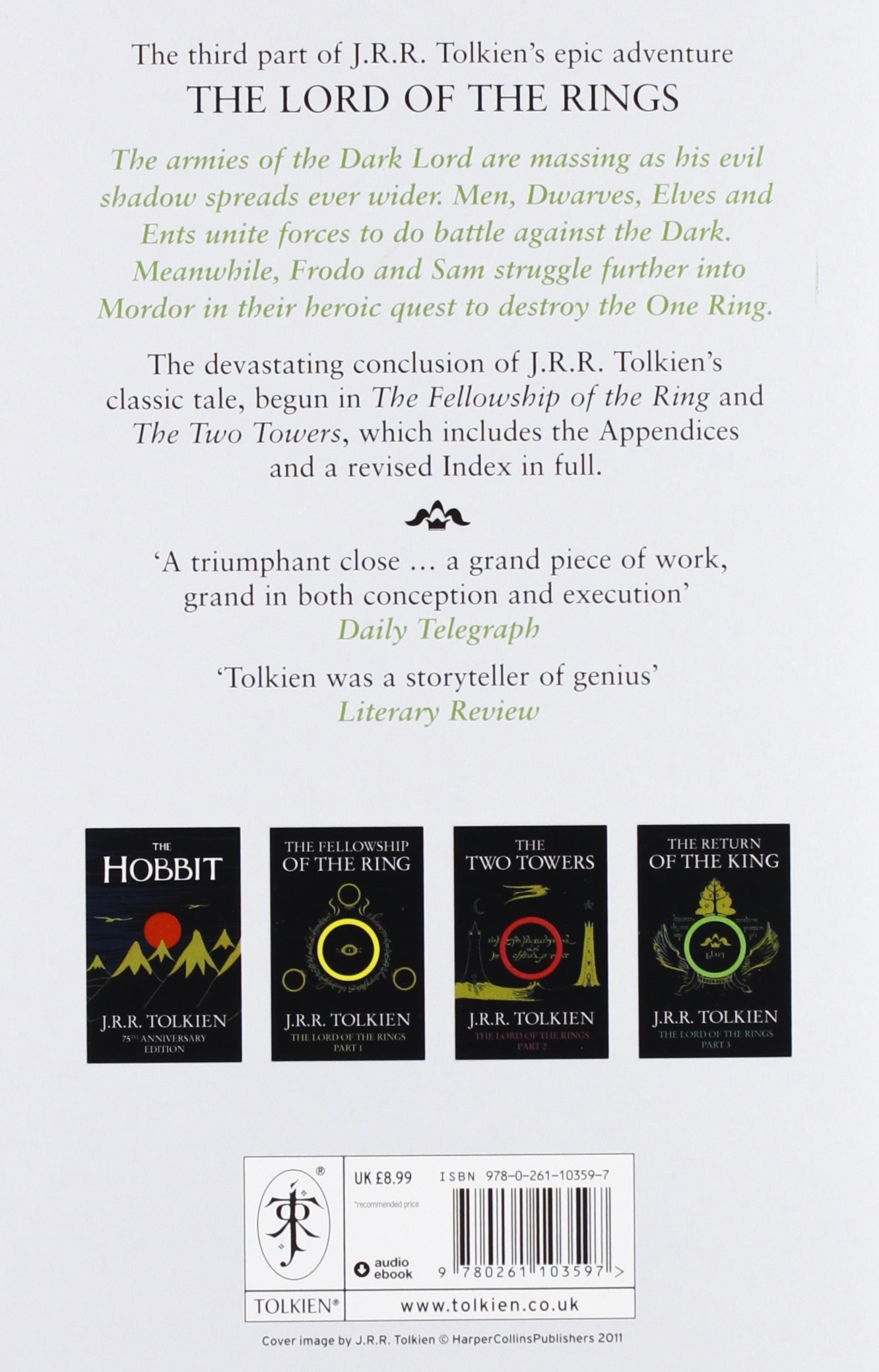 the hobbit / the lord of the rings box set (4 bks) - Ảnh 6