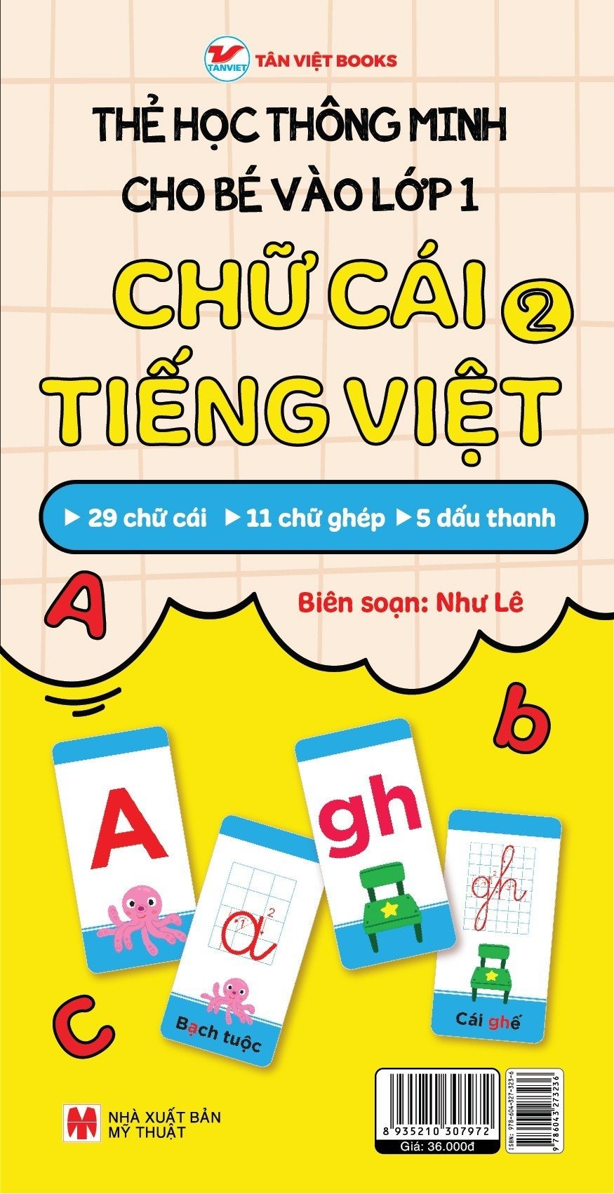 thẻ học thông minh cho bé vào lớp 1 - chữ cái tiếng việt 2 (tái bản 2025) - Ảnh 2