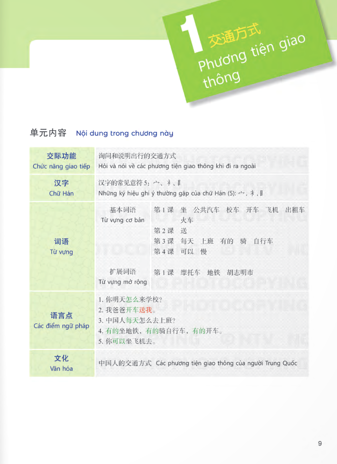 tiếng trung dành cho học sinh trung học - tập 4 - Ảnh 8