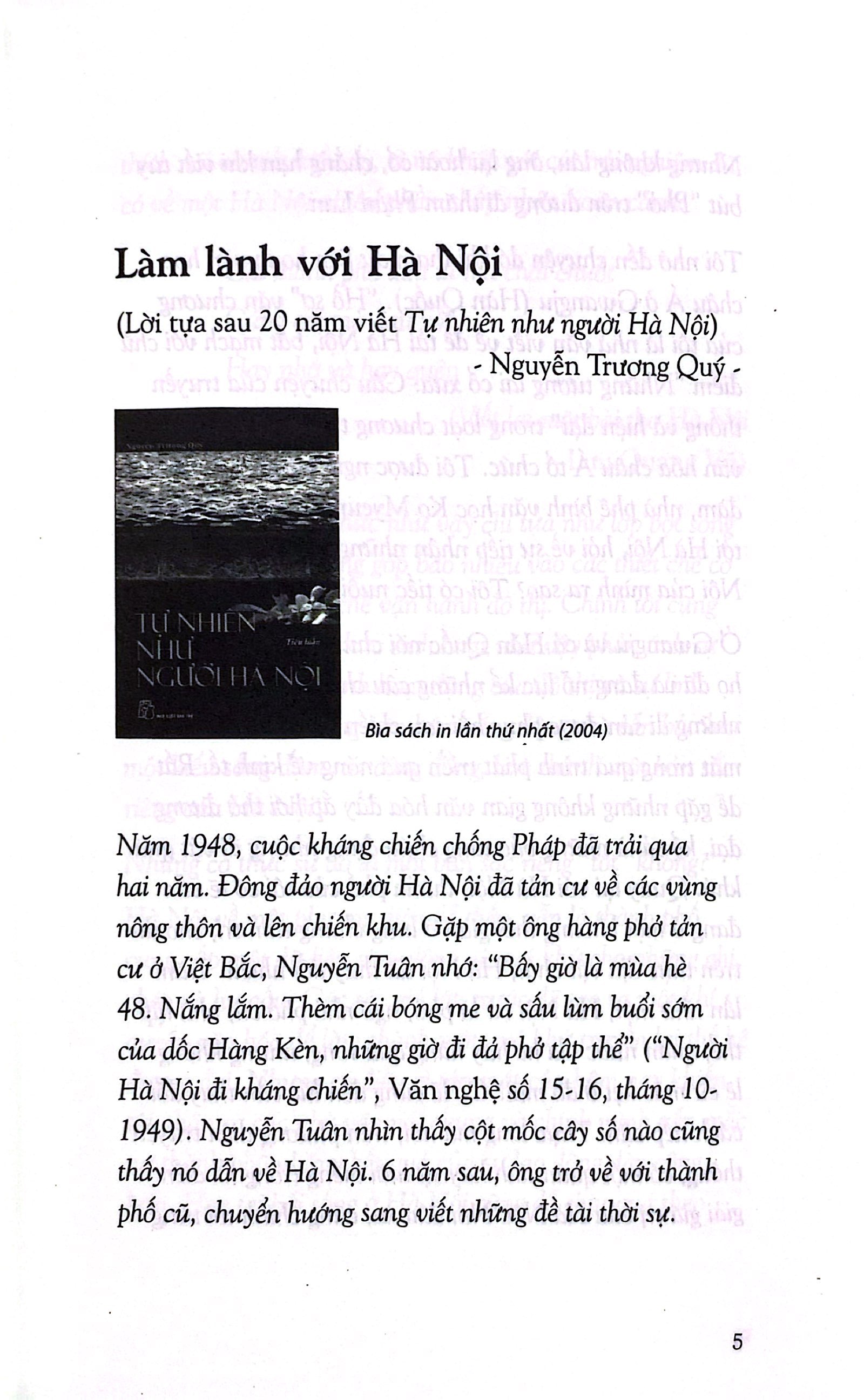 tự nhiên như người hà nội (tái bản 2024) - Ảnh 3