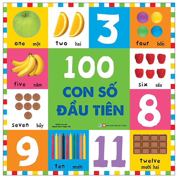 từ vựng đầu đời của bé - 100 con số đầu tiên
