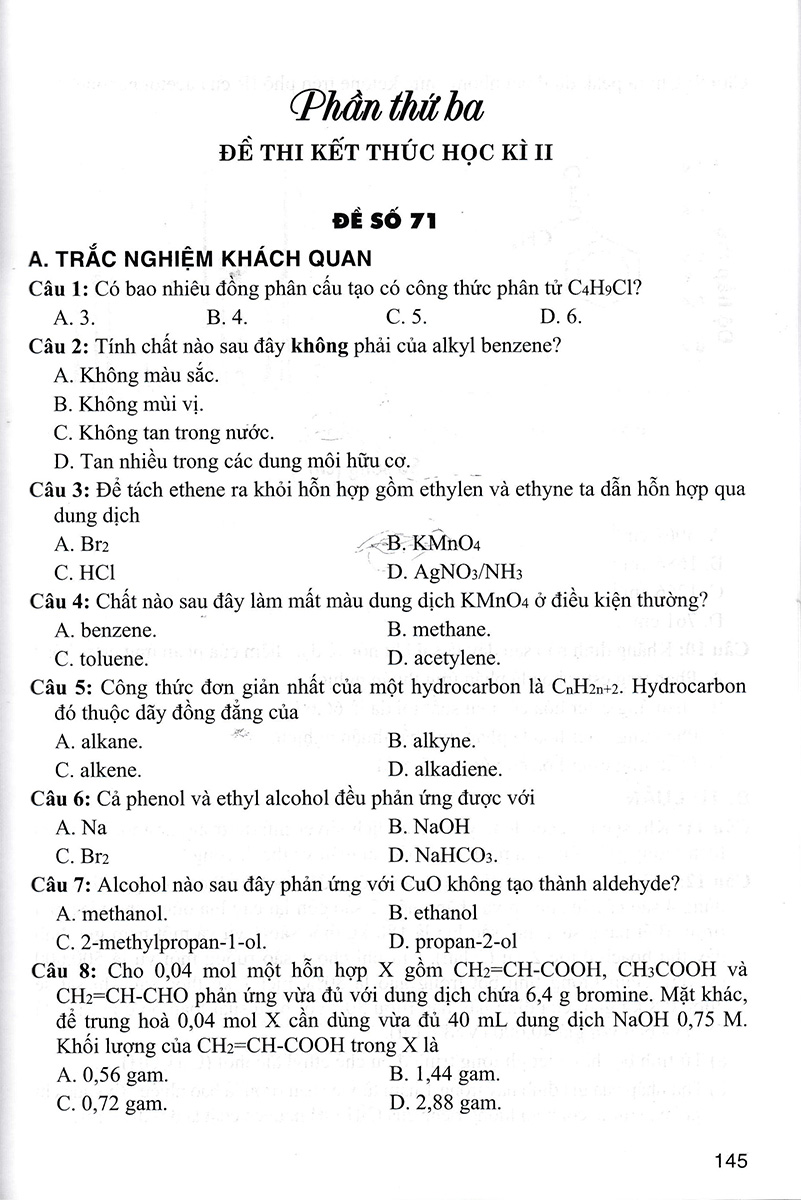 tuyển tập đề kiểm tra môn hoá học 11 - Ảnh 12
