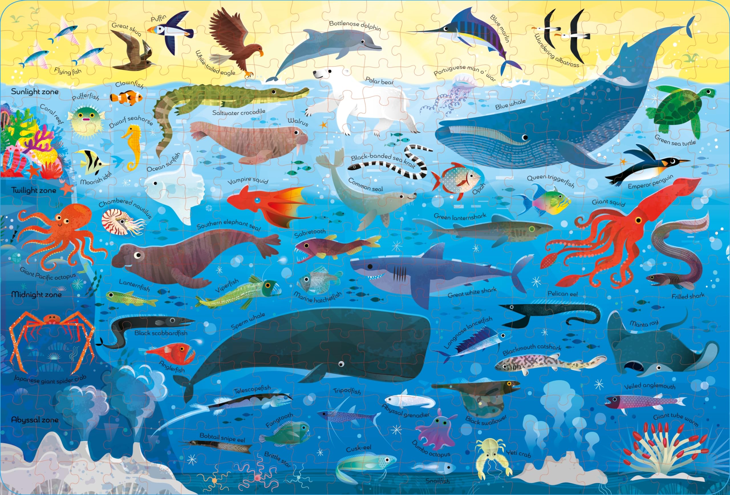 usborne book and jigsaw oceans - Ảnh 12