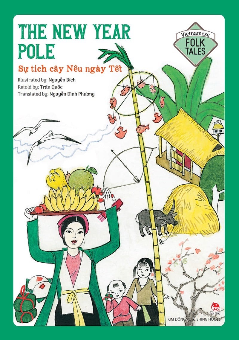 vietnamese folklore - the new year pole - sự tích cây nêu ngày tết - Ảnh 2
