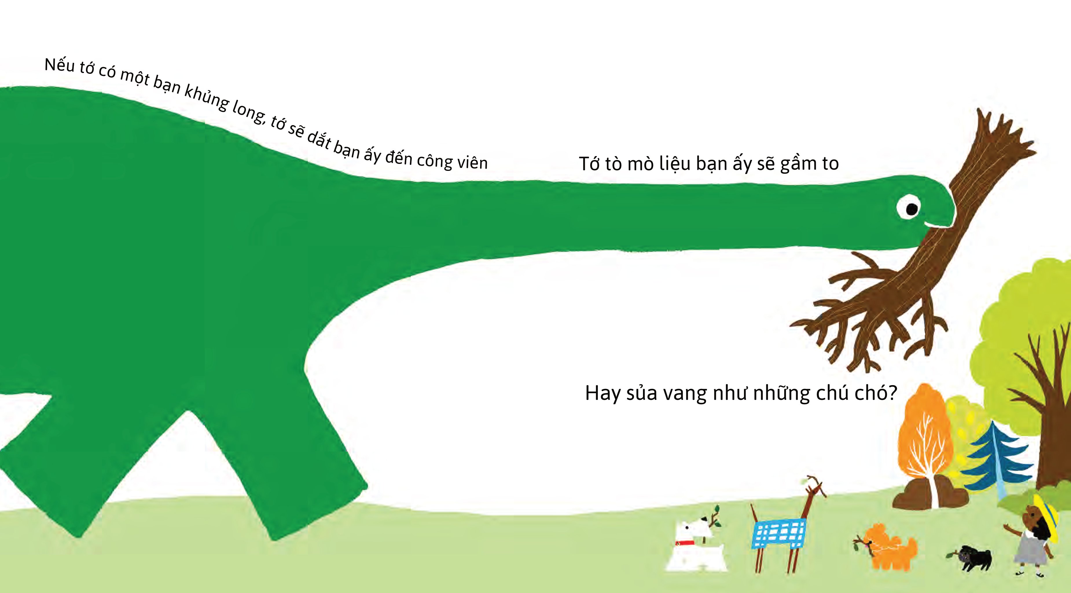 vun đắp tâm hồn - nếu tớ có một bạn khủng long - Ảnh 4