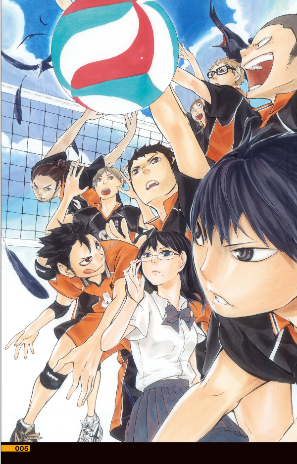 ハイキュー!!公式カラーイラスト集ハイカ jeishi haikyuu ! ! koushiki kara irasuto - Ảnh 7